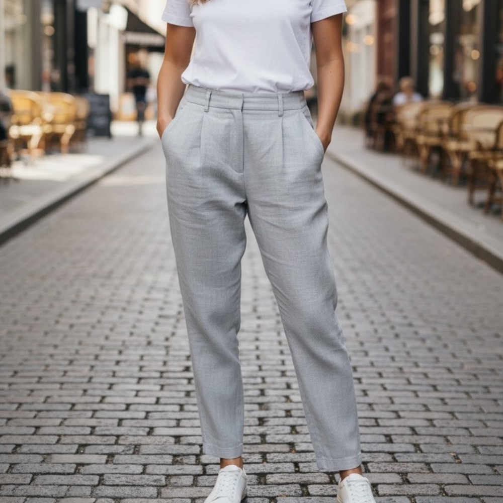 Patagonia Island Hemp Pant Size 4 Organic Cotton Gray Lightweight NWT